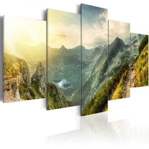 Artgeist Tableau - Paysage montagne slovaque - 100x50