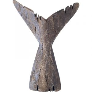 Signes Grimalt Figurine d&eacute;corative de marin en queue de baleine grise - D&eacute;coration d'int&eacute;rieur nautique - Sculpture de style marin