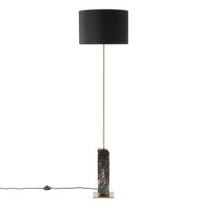 Lampadaire marbre, Palaz Noir Taille Taille Unique