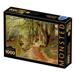 Image de Dtoys Puzzle Peder Mørk Mønsted - A Spring Day in the Woods with Fresh-Blown Beeche