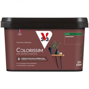 V33 Peinture Colorissim satin Amarante 2L5