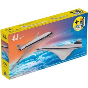 Heller Maquettes Avions : Caravelle + Concorde
