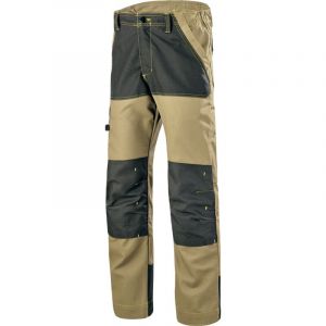Cepovett Pantalon renforce craft worker savane/noir xs - FR(38)