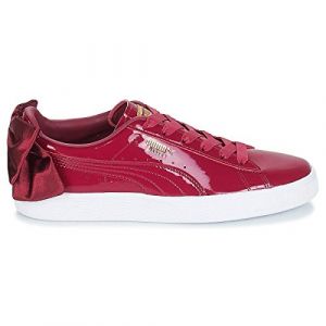 Puma WN Suede Bow Patent - Baskets basses - bordeaux