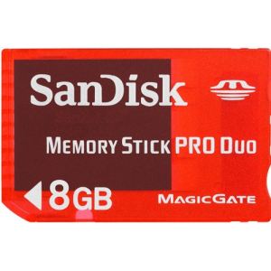 Sandisk SDMSG-008G-B46 - Carte Mémoire Memory Stick Pro Duo 8 Go