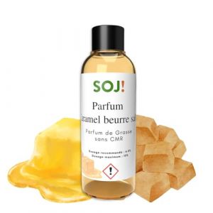 Concentr&eacute; de Parfum pour Bougies Cr&eacute;ation de Bougies sans CMR de Grasse 30 ml (Caramel beurre sal&eacute;)