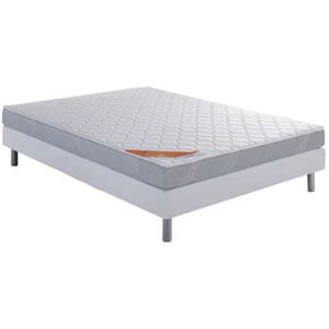 Image de Dunlopillo Ensemble matelas Start et sommier Dunlosom avec pieds (140 x 190 cm)