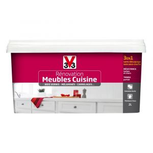 V33 Peinture rénovation meubles satin taupe 2L