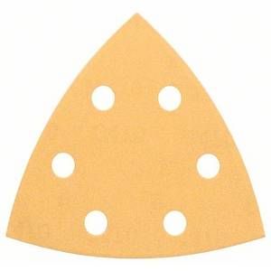 Bosch Feuille abrasive Delta Best for Wood 2608607886 avec bande auto-agrippante, perforé Grain 400 50 pc(s) Cote d'enco