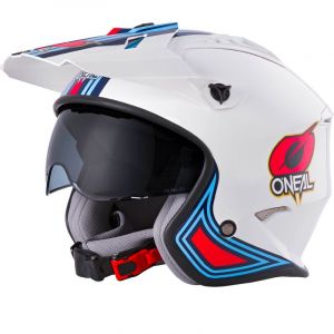 Image de O'neal Casque jet Volt MN1 blanc/rouge/bleu - L