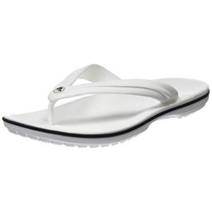 Crocs Crocband Flip, Tongs Mixte Adulte, Blanc (White) 37/38 EU