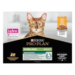 Purina HOUSECAT NUTRISAVOUR Nourriture Humide pour Chat Domestique, avec Poulet, Lot de 26 (26 x 85 g)