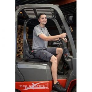 Bermuda Atmosphère 4Way stretch gris foncé T 44 - LMA - 6152
