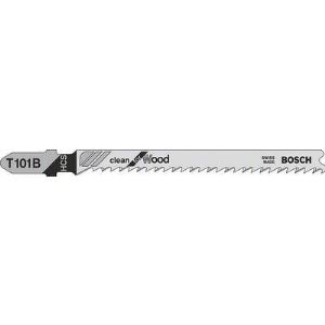 Bosch 2608633622 - Lame de scie sauteuse T 101 B Clean for Wood lot de 25