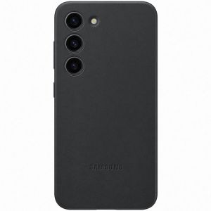 Samsung Coque et étui téléphone mobile Coque en cuir S23 Noir