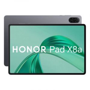 Honor Tablette Pad X8a 4 Go/128 Go 11 pouces Octa-core 8300 mAh 4 haut-parleurs Métal Android 14 Gris sidéral