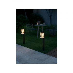 Nordlux Borne Coupar Garden en aluminium, noire