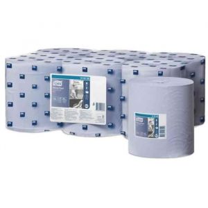 Image de Tork Rouleau Papier de Nettoyage Multi-usage 1 pli 320 m Bleu