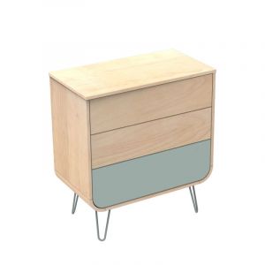 Commode pieds fil Galopin BLEU Sauthon Original