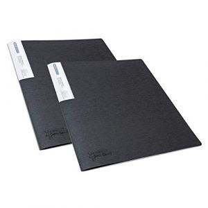 Image de Rapesco 1643 Protège-Document avec Protection Antibactérienne, 20 Pochettes, A4, Noir, Lot de 2