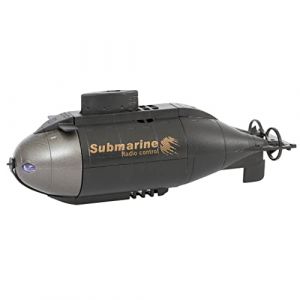 Invento Submarine RC 500816 Mini sous-Marine RC pour d&eacute;butant 125 mm Vert fonc&eacute;