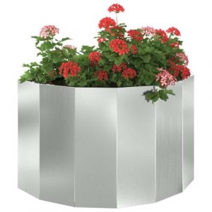 VidaXL Jardini&egrave;re Argent 90 X 45 X 50 Cm Acier Galvanis&eacute;