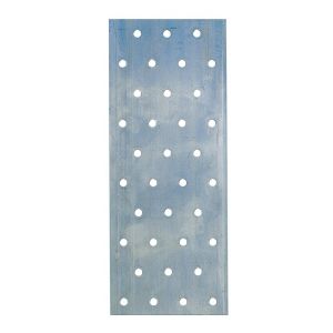 Alberts Platine galvanis&eacute;e multi trous - Hauteur 80 mm - Largeur 200 mm