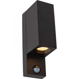 Lucide ZARO IR Spot mural Extér.-Noir-2xGU10-7W-IP65