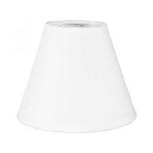 Ostaria Abat-jour - Rond - Blanc - Pour lampe - Base 10 cm - Pince ampoule