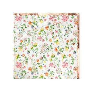 Ginger Ray 16 Petites Serviettes en Papier Rose Gold Floral 25 x 25 cm