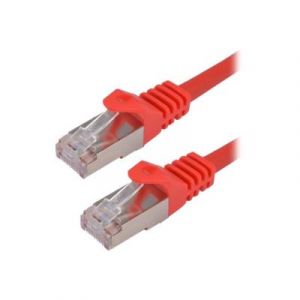 MCL Samar Fcc7bmshf-1m/r câble de réseau rouge cat7 s/ftp (s-stp)