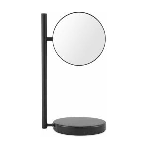 Normann Copenhagen Miroir à poser Pose / Miroir grossissant orientable noir en métal