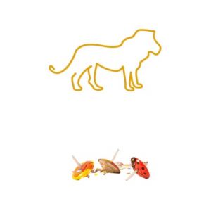 The Line - Lion - Silhouette décorative murale