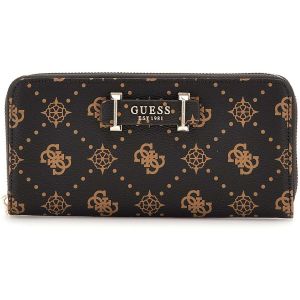 Guess Compagnon / Portefeuille Silia Slg Medium Zip Espresso Logo GP9890146