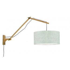 Good & Mojo Applique bambou/lin gris L95cm