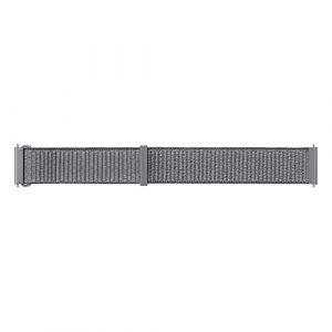 Samsung Fabric Band ET-SVR86 Bracelet de montre en nylon tissé pour Galaxy Watch4 Gris 20 mm