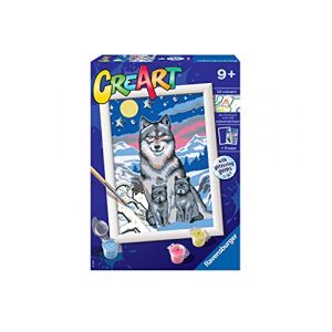 Image de Ravensburger Creart Loups Au Clair De Lune