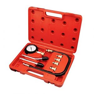 Sotech Coffret compressiomètre essence 0-20 bars - Kit 6 pièces 4 adaptateurs de 10 à 18