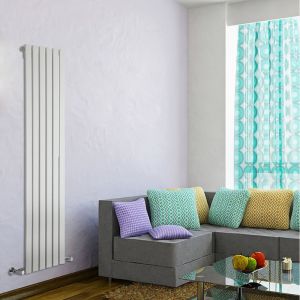 Image de Hudson Reed Radiateur design vertical Delta 160 cm x 42 cm x 3,8 cm