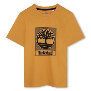 Timberland T60381 T-Shirt pour gar&ccedil;on, Bottes Jaunes, 10 Ans