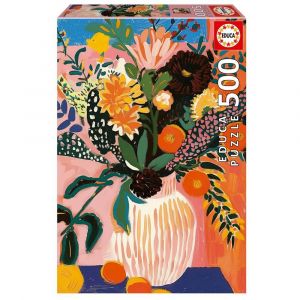 Educa Puzzle 500 pi&egrave;ces : Fleur Boh&egrave;me
