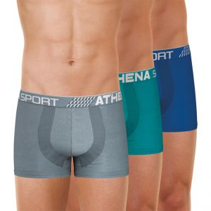 Athena Lot de 3 boxers homme Fresh multicolore