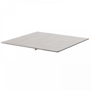 Oviala Plateau de table stratifié 70x70 cm béton gris clair - Gris