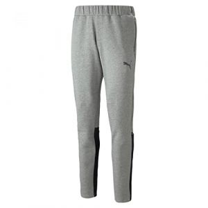Puma Homme Décontracté Teamcup Pantalons tricot s, Gris Moyen Chiné, S EU
