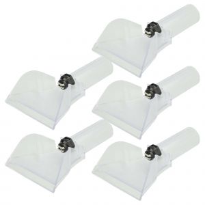 Image de Vhbw 5x Buse pour meubles remplacement pour Kärcher 4.130-001.0, 41300010, 5.130-019.0, 51300190 pour aspirateurs, 10,8 cm