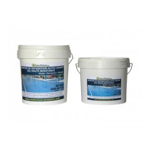 Image de Matpro Mortier Epoxy Coloré Blanc Autolissant Pour Sols - 20 Kg Blanc