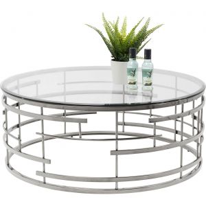 Kare Design Table basse Jupiter 100cm argentée