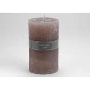 Amadeus Bougie maxi cylindre taupe (lot de 6)