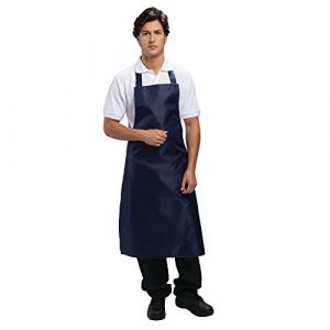 Whites chefs clothing Les Blancs Chefs Apparel Tablier en polycoton Bleu marine de cuisine Restaurant Traiteur