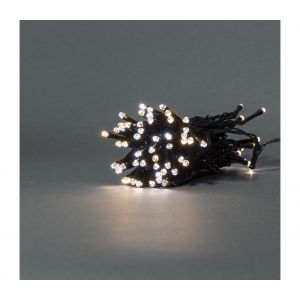 Nedis SmartLife - LED Décorative - Corde - Blanc Chaud à Frais - 50 LED's - Intérieur et Extérieur - 7 Motifs de Mouvement - 5 m - Android/IOS